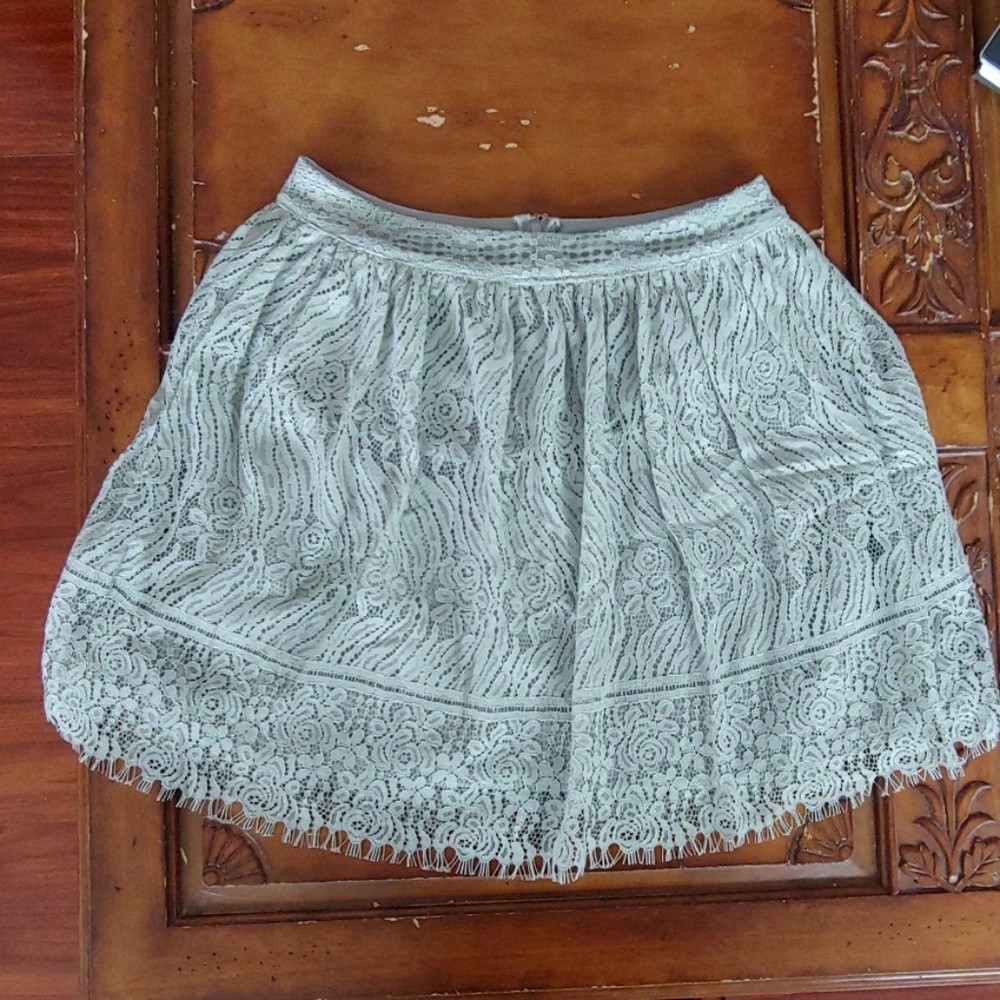 Lace Skirt Green